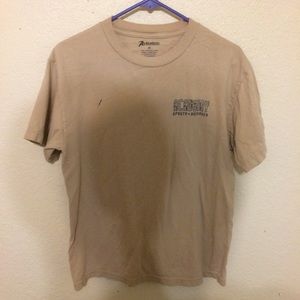Academy medium light brown fishing t shirt